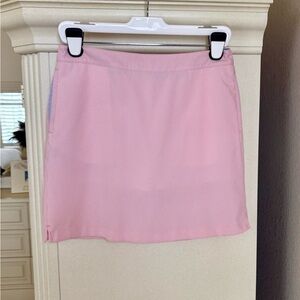 EUC GREG NORMAN SEERSUCKER GOLF SKORT 6